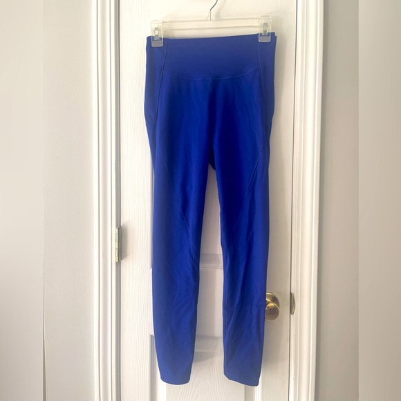 Victoria secret blue shimmer leggings, size 6 - Picture 1 of 1